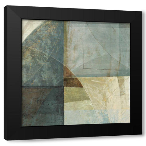 Arches Black Modern Wood Framed Art Print with Double Matting by Schick, Mike
