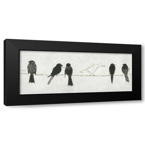 Catching Up I Black Modern Wood Framed Art Print by Adams, Emily