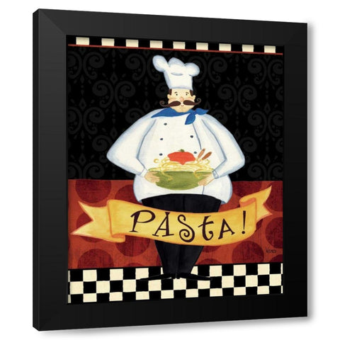 Bon Appetit I Black Modern Wood Framed Art Print with Double Matting by Charron, Veronique