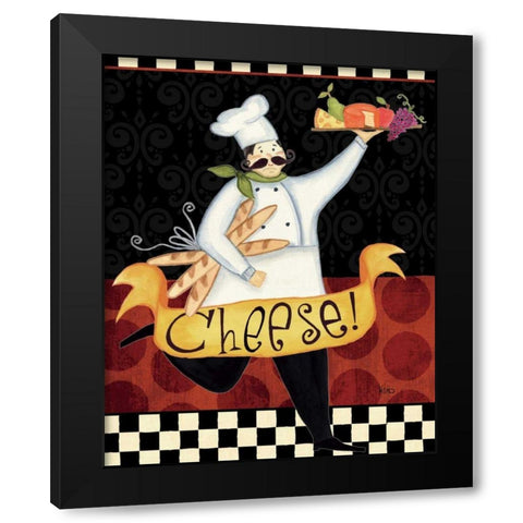Bon Appetit IV Black Modern Wood Framed Art Print with Double Matting by Charron, Veronique