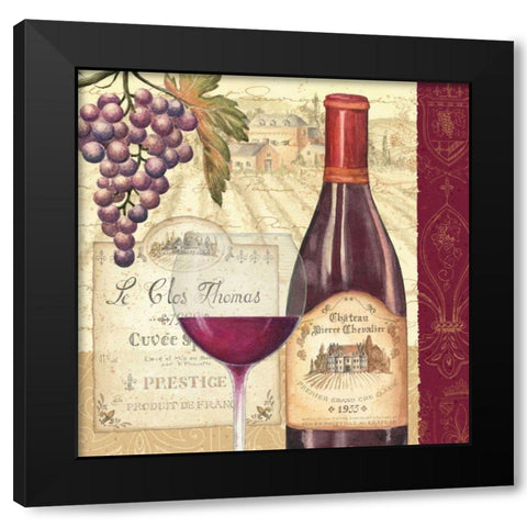 Wine Tradition II Black Modern Wood Framed Art Print with Double Matting by Brissonnet, Daphne
