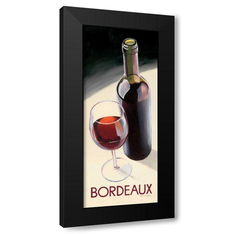 Bordeaux Black Modern Wood Framed Art Print by Fabiano, Marco