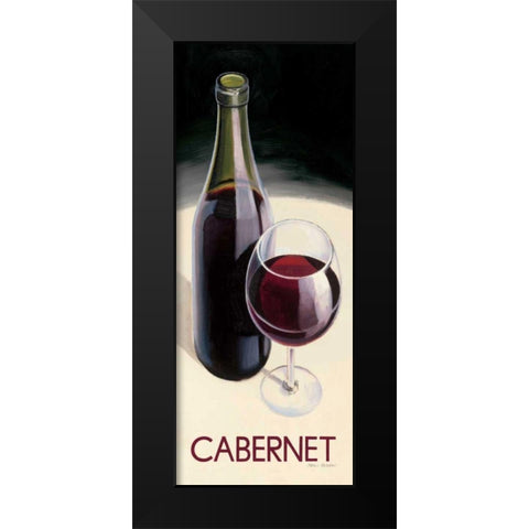 Cabernet Black Modern Wood Framed Art Print by Fabiano, Marco