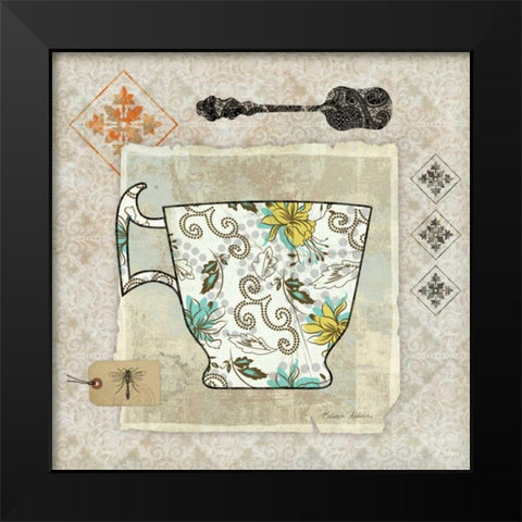 Garden Cafe III Black Modern Wood Framed Art Print by Aldrich, Belinda