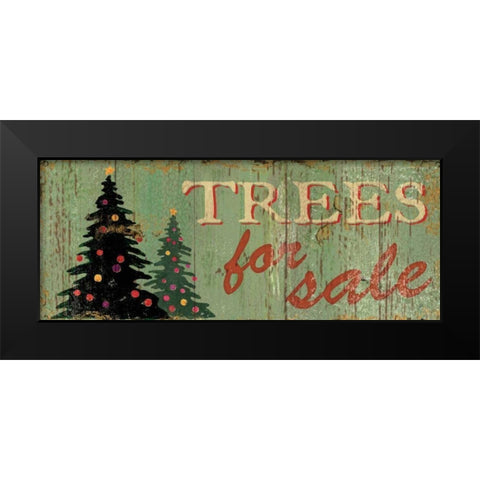 Trees for Sale Black Modern Wood Framed Art Print by Brissonnet, Daphne