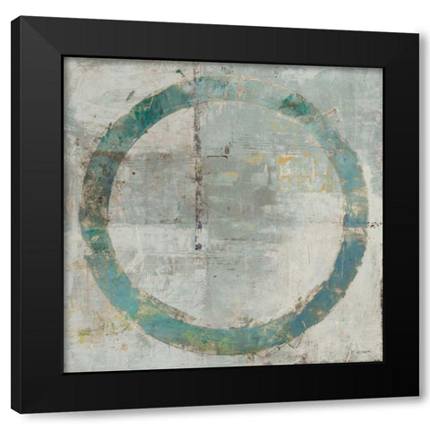 Renew Square I Black Modern Wood Framed Art Print with Double Matting by Schick, Mike
