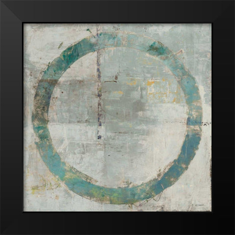 Renew Square I Black Modern Wood Framed Art Print by Schick, Mike