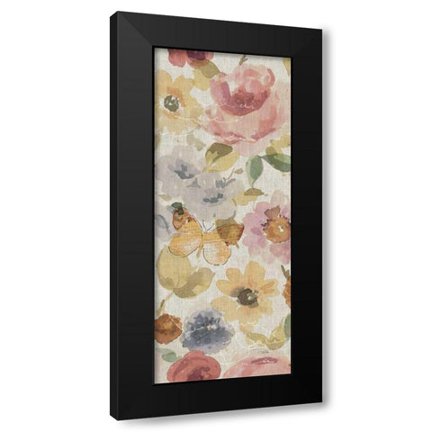 Romantic Poem V Black Modern Wood Framed Art Print with Double Matting by ERR, Pela