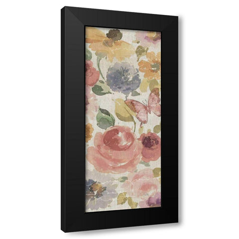 Romantic Poem VI Black Modern Wood Framed Art Print by ERR, Pela