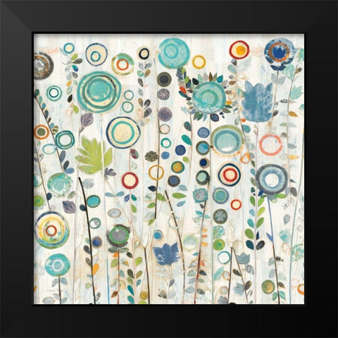 Ocean Garden I Square Black Modern Wood Framed Art Print by Boggs, Candra