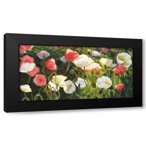 Morden s Blush Black Modern Wood Framed Art Print with Double Matting by Novak, Shirley
