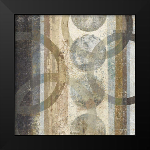 Raku I Black Modern Wood Framed Art Print by Wild Apple Portfolio