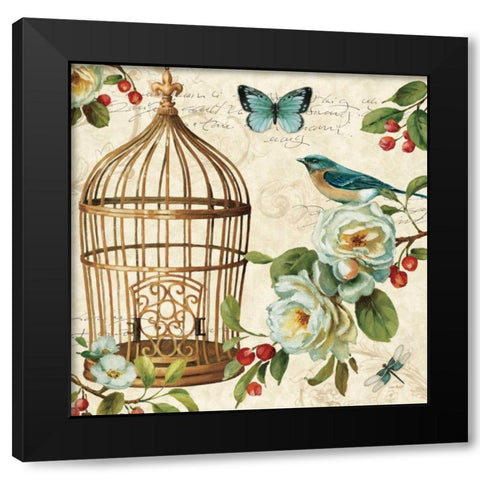 Free as a Bird II  Black Modern Wood Framed Art Print with Double Matting by Audit, Lisa