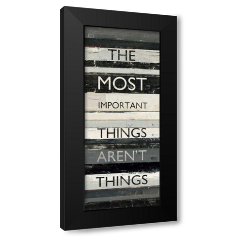 Zephyr Quote II Black Modern Wood Framed Art Print by Schick, Mike
