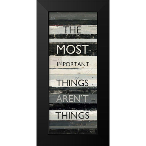 Zephyr Quote II Black Modern Wood Framed Art Print by Schick, Mike