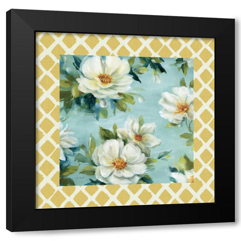 Reflections II with Border Black Modern Wood Framed Art Print with Double Matting by Audit, Lisa