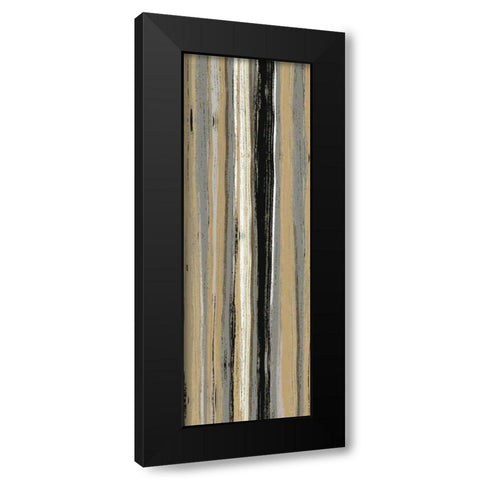Rainy Streets Neutral Panel I Black Modern Wood Framed Art Print with Double Matting by Wild Apple Portfolio
