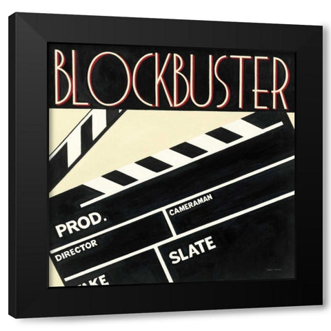Blockbuster Black Modern Wood Framed Art Print with Double Matting by Fabiano, Marco