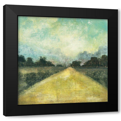 This Place III Black Modern Wood Framed Art Print by Warrick, Cheryl