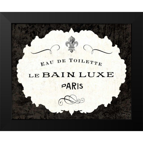 Le Bain Luxe I Black Modern Wood Framed Art Print by Schlabach, Sue