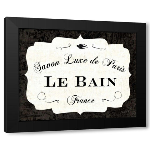 Le Bain Luxe II Black Modern Wood Framed Art Print by Schlabach, Sue