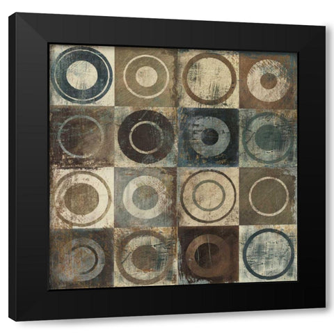 Resonate Black Modern Wood Framed Art Print by Mullan, Michael