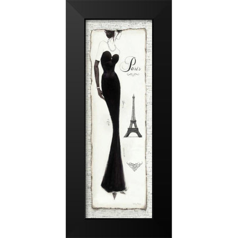 Elegance II Black Modern Wood Framed Art Print by Adams, Emily