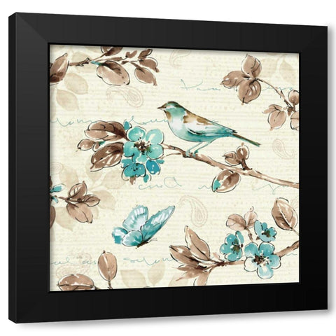 Wing Prints IV Black Modern Wood Framed Art Print with Double Matting by ERR, Pela