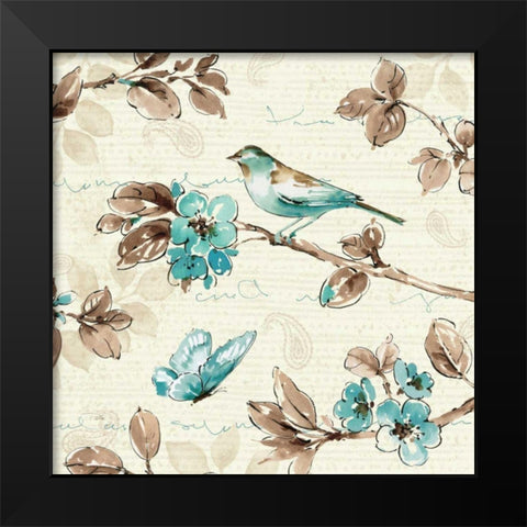 Wing Prints IV Black Modern Wood Framed Art Print by ERR, Pela
