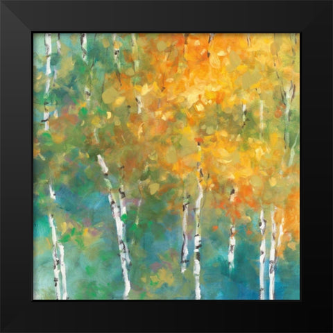 Confetti II Black Modern Wood Framed Art Print by Purinton, Julia