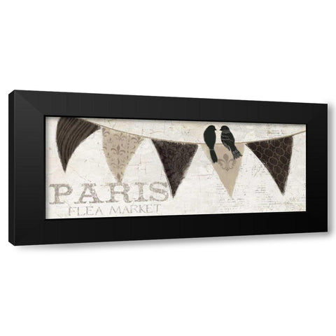 French Flea Market III Black Modern Wood Framed Art Print with Double Matting by Adams, Emily