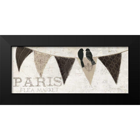 French Flea Market III Black Modern Wood Framed Art Print by Adams, Emily