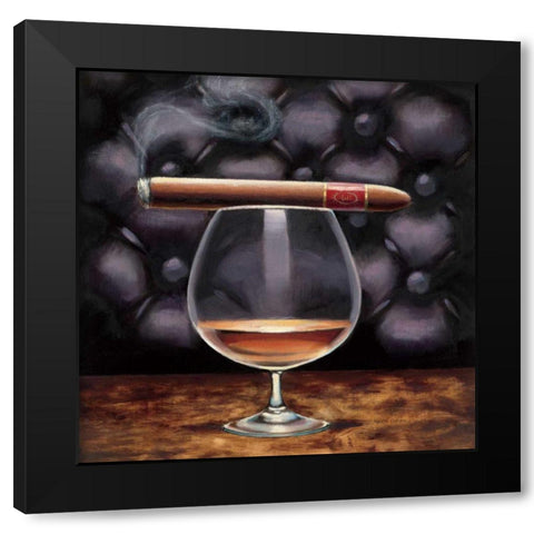 Gentlemen Prefer I Black Modern Wood Framed Art Print with Double Matting by Fabiano, Marco