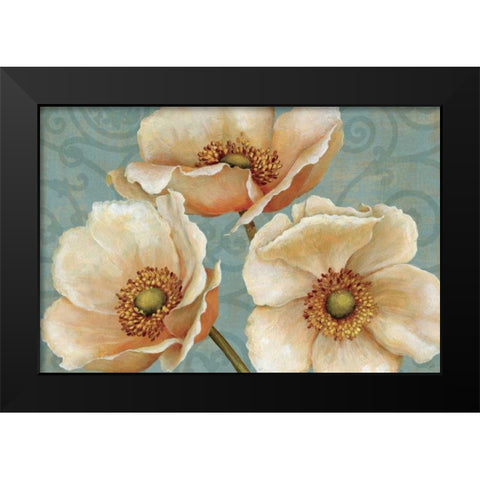 Windflower Black Modern Wood Framed Art Print by Brissonnet, Daphne