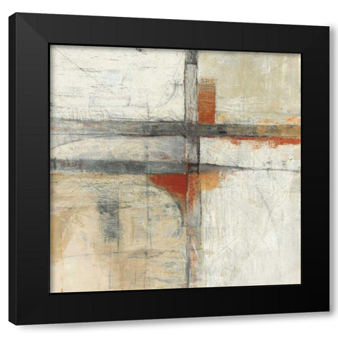 Aerial View II Black Modern Wood Framed Art Print by Schick, Mike