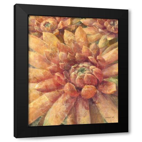 Nature Delight II   Black Modern Wood Framed Art Print with Double Matting by Nai, Danhui
