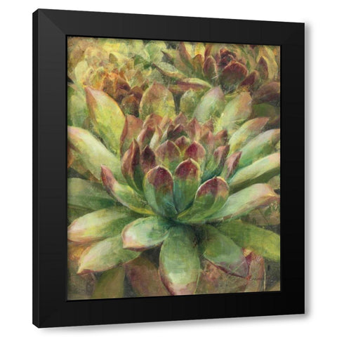 Nature Delight III   Black Modern Wood Framed Art Print with Double Matting by Nai, Danhui