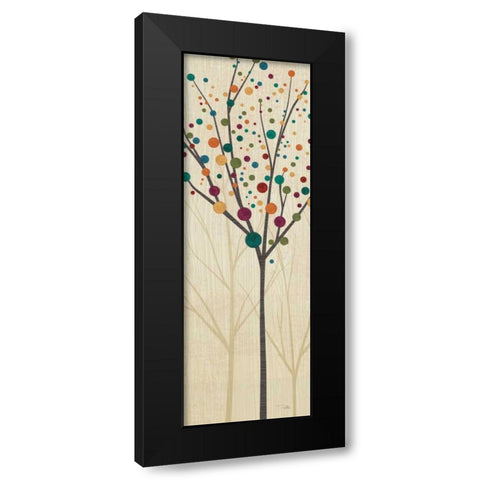 Flying Colors Trees Light II Black Modern Wood Framed Art Print with Double Matting by ERR, Pela