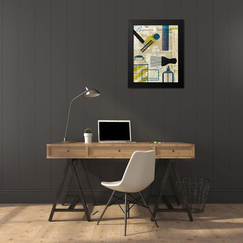French Spa II Black Modern Wood Framed Art Print by Mullan, Michael