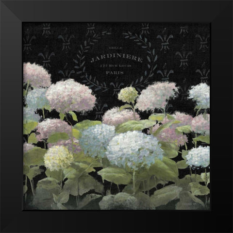 La Belle Jardiniere Crop Black Modern Wood Framed Art Print by Nai, Danhui