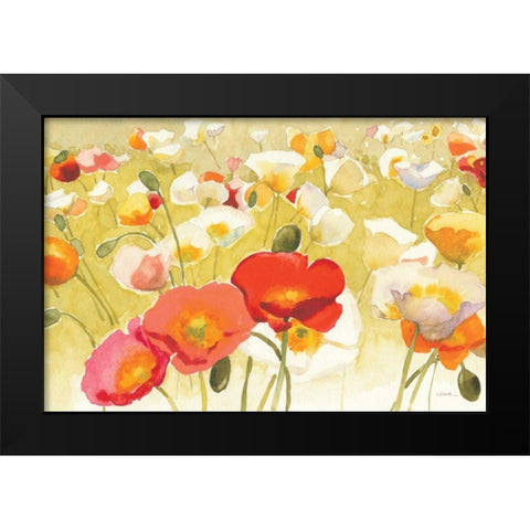 My Iceland Plot I Black Modern Wood Framed Art Print by Novak, Shirley