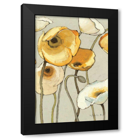 Jaune Gris II Crop Black Modern Wood Framed Art Print by Novak, Shirley