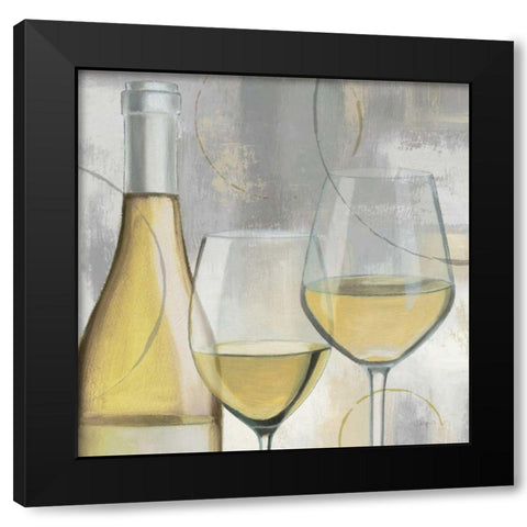 Taste Appeal White II Black Modern Wood Framed Art Print with Double Matting by Wiens, James