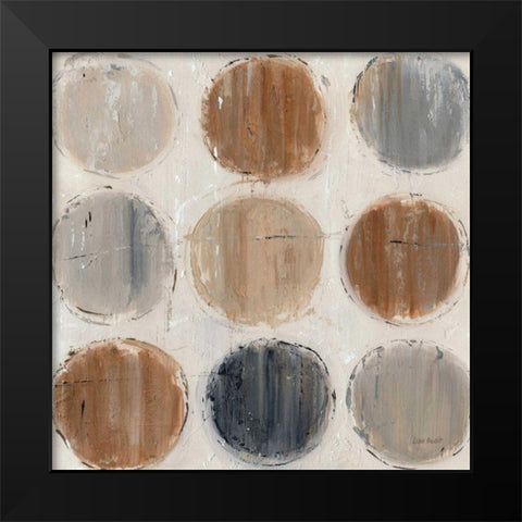 Abstract Balance VIII Black Modern Wood Framed Art Print by Audit, Lisa