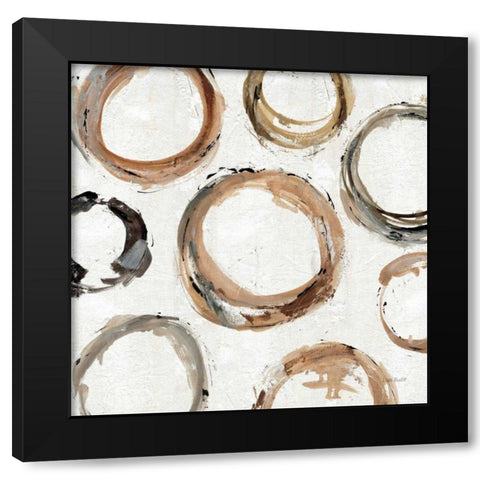 Abstract Balance XI Black Modern Wood Framed Art Print by Audit, Lisa