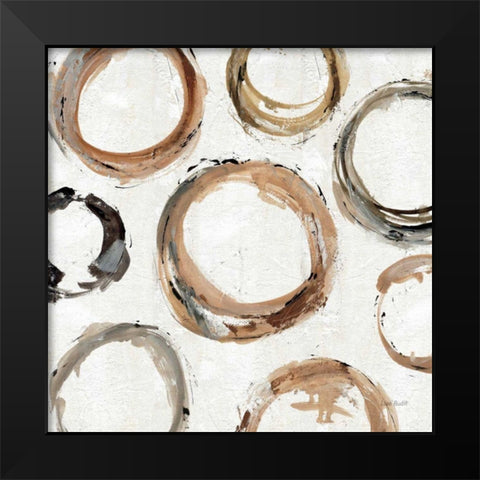 Abstract Balance XI Black Modern Wood Framed Art Print by Audit, Lisa