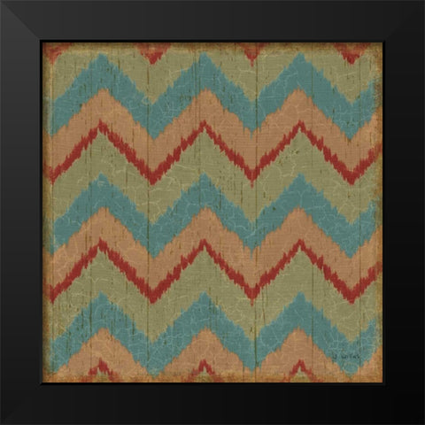 Country Mood Tile II Black Modern Wood Framed Art Print by Wiens, James