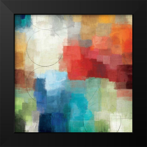 Seasons Black Modern Wood Framed Art Print by Mullan, Michael