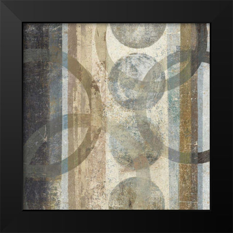 Raku I Black Modern Wood Framed Art Print by Wild Apple Portfolio