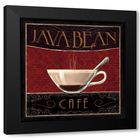 Coffee Shop II Black Modern Wood Framed Art Print with Double Matting by Fabiano, Marco